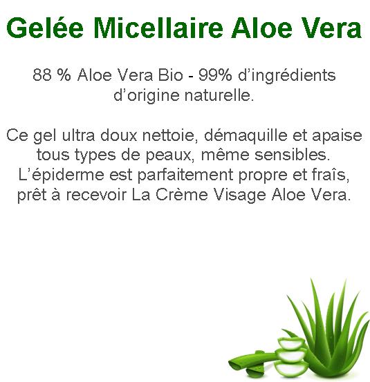 Gelée Micellaire Aloe Vera 150 ml