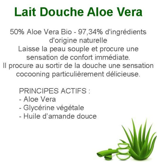 Lait Douche Aloe Vera