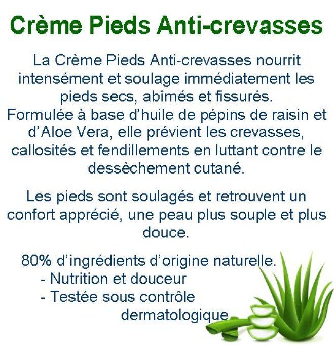 Crème Pieds Anti-crevasses 75 ml